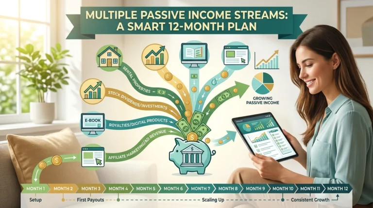How to Create Multiple Passive Income Streams: A 12-Month Plan