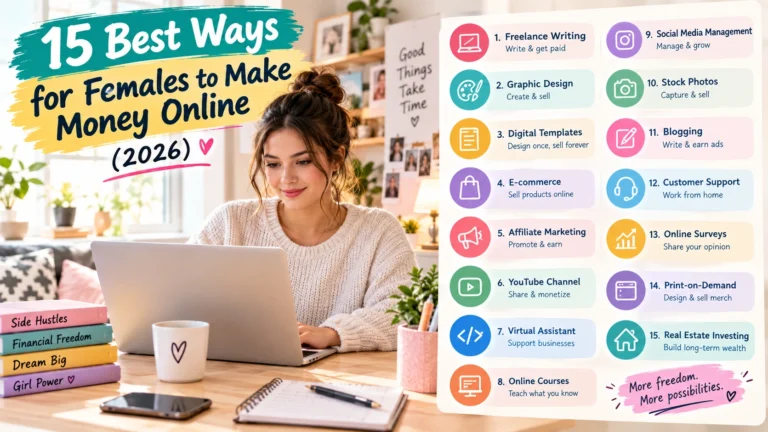 15 Ways for Females to Make Money Online, Including Fast and Free Options (2026)