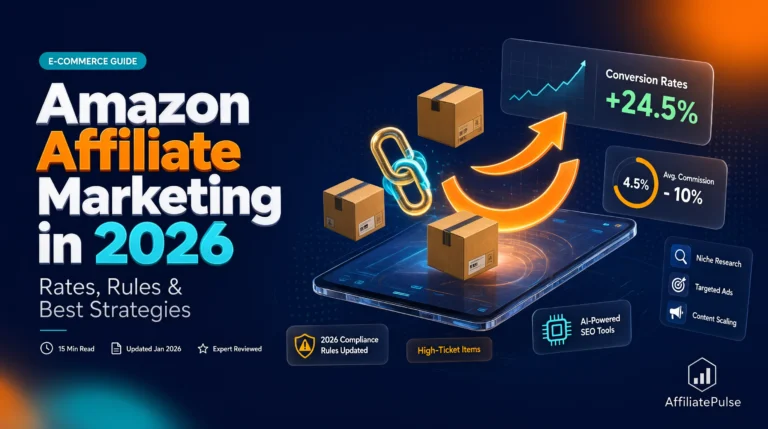 Amazon Affiliate Marketing Program 2026: Rates, Rules and 7 Strategies That Work