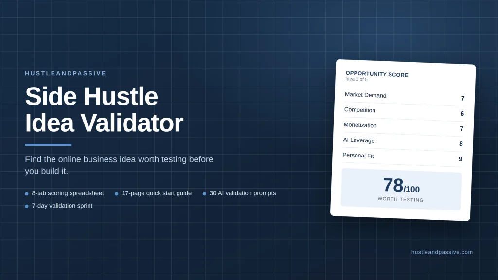 Side Hustle Idea Validator cover