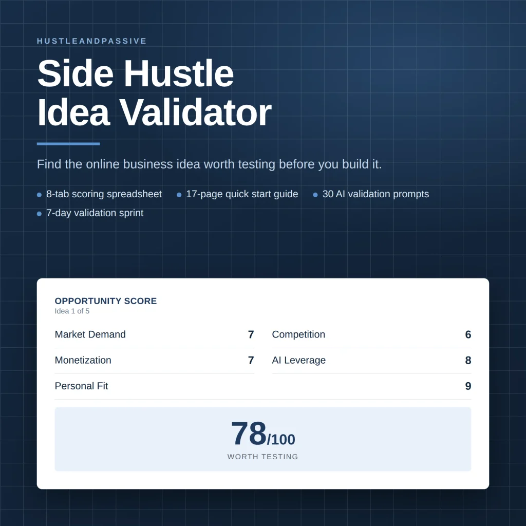 Side Hustle Idea Validator