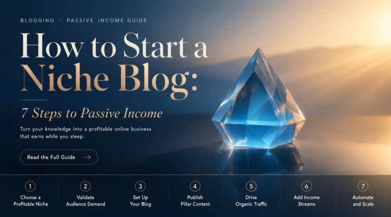 How to Start a Niche Blog: 7 Steps to Passive Income