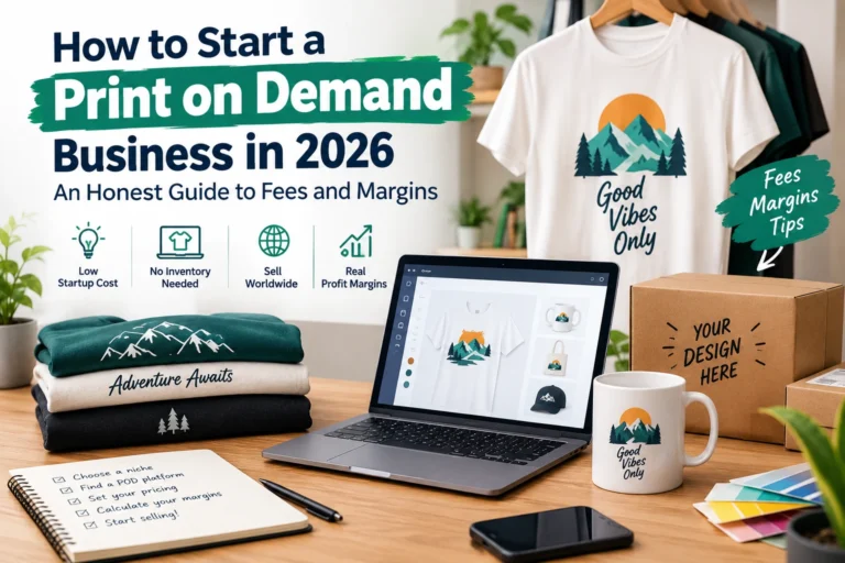 How to Start a Print on Demand Business in 2026: An Honest Guide to Fees and Margins