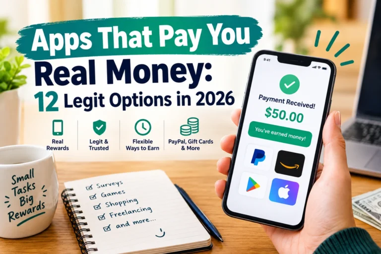 Apps That Pay You Real Money: 12 Legit Options in 2026