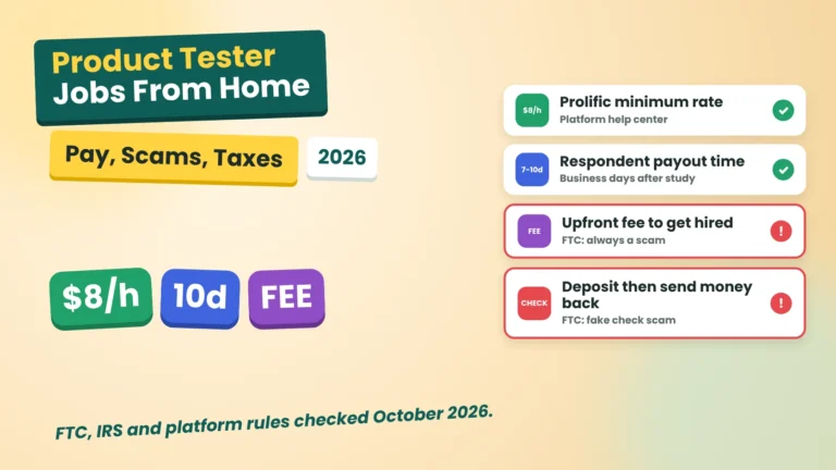 Product Tester Jobs From Home: What They Pay, What Is a Scam and How to Start Safely (2026)
